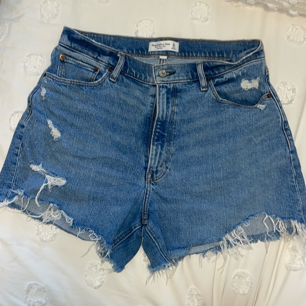Abercrombie Curve Love Denim Shorts